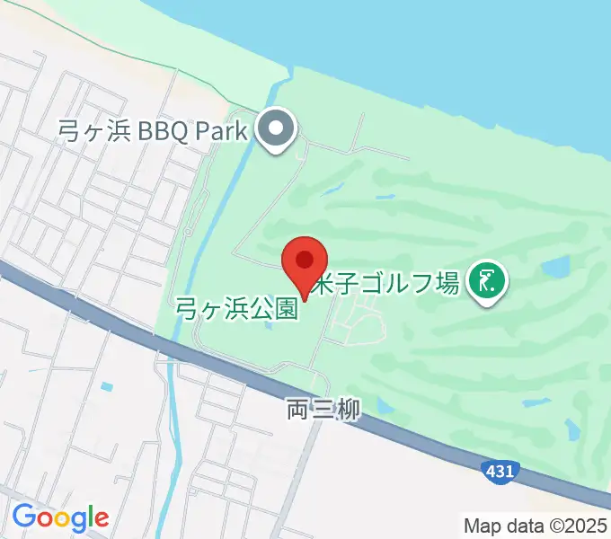 鳥取県立武道館の地図