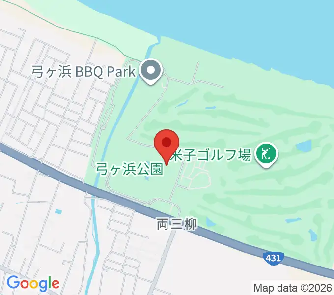 鳥取県立武道館の地図