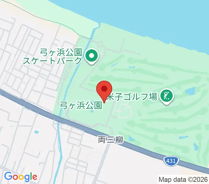 鳥取県立武道館の地図