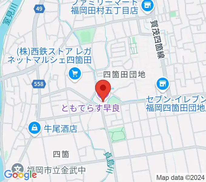 ともてらす早良の地図