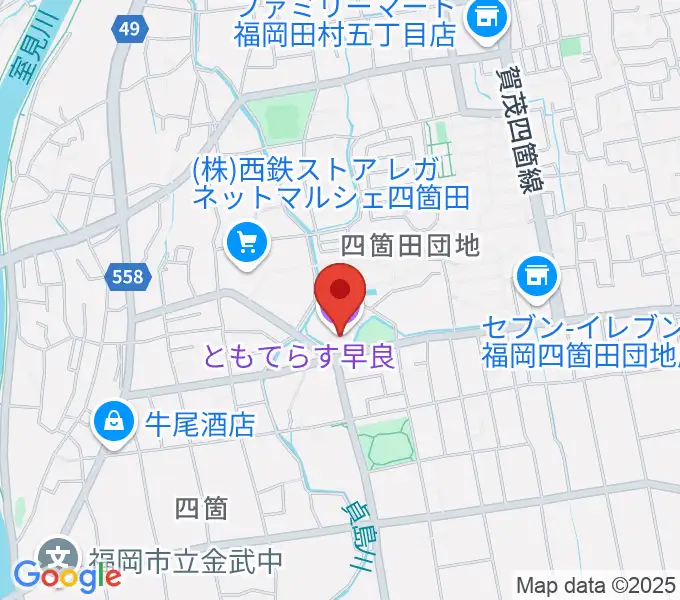 ともてらす早良の地図