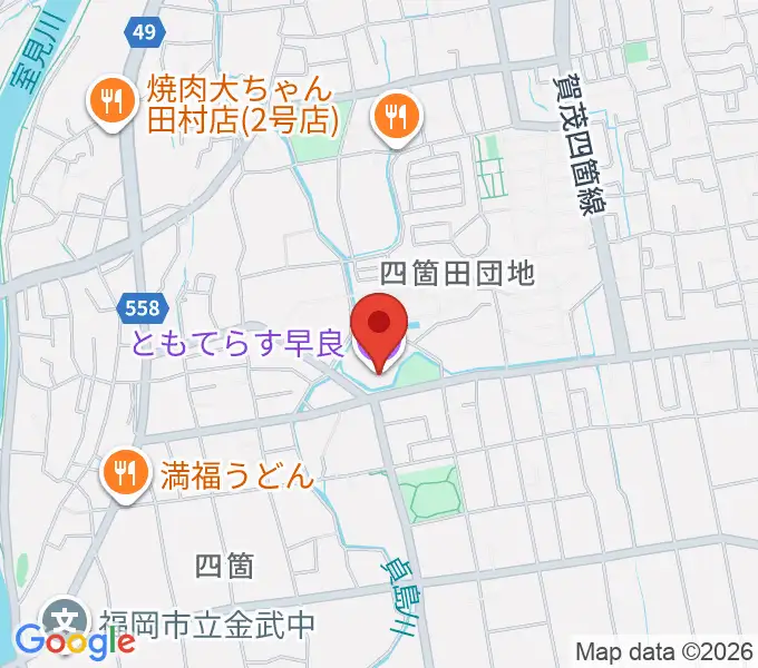 ともてらす早良の地図