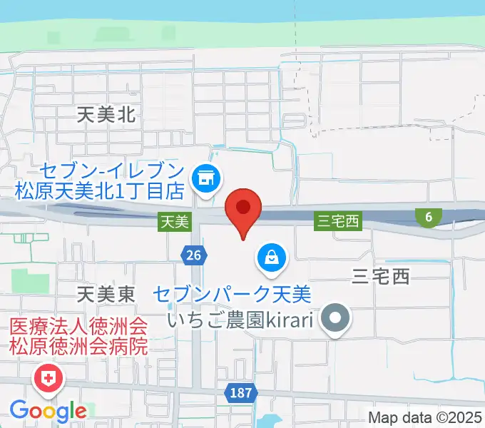 TOHOシネマズ セブンパーク天美の地図