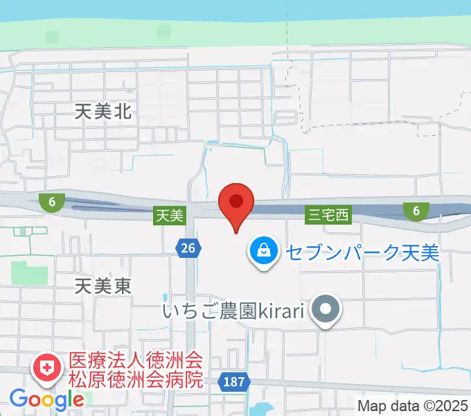 TOHOシネマズ セブンパーク天美の地図