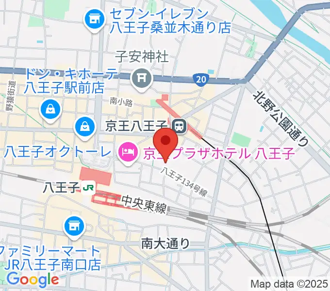 東京たま未来メッセの地図
