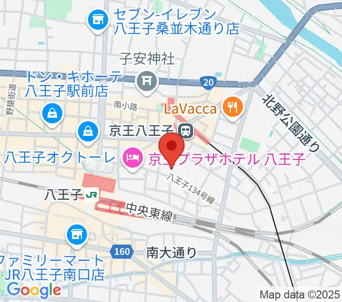 東京たま未来メッセの地図