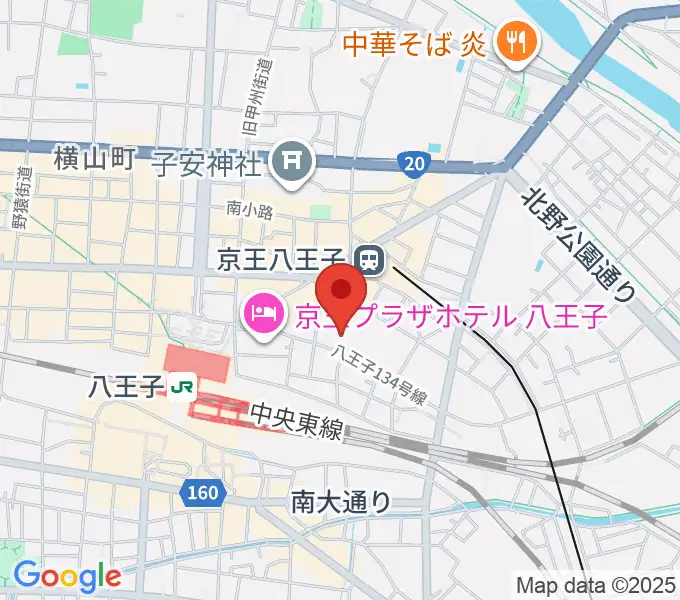 東京たま未来メッセの地図