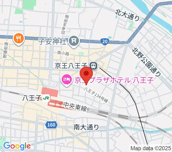 東京たま未来メッセの地図