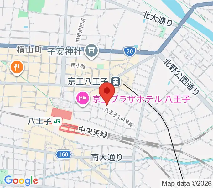 東京たま未来メッセの地図