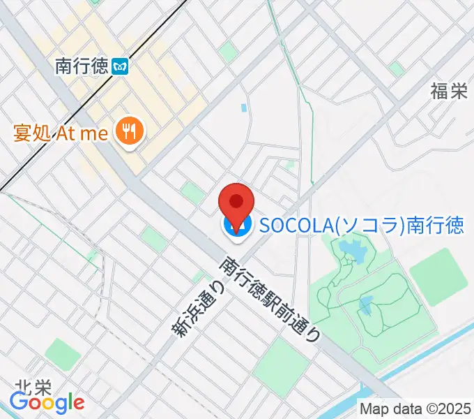 島村楽器SOCOLA 南行徳店の地図