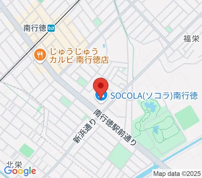 島村楽器SOCOLA 南行徳店の地図
