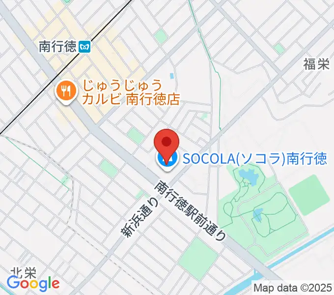 島村楽器SOCOLA 南行徳店の地図