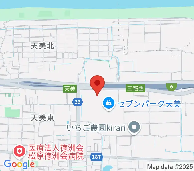 島村楽器 セブンパーク天美店の地図