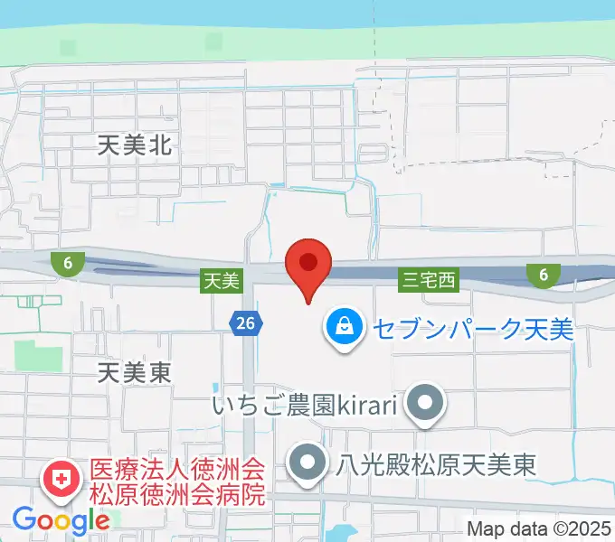 島村楽器 セブンパーク天美店の地図
