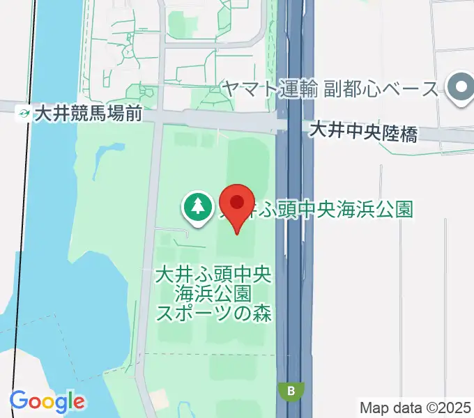 大井ホッケー競技場の地図