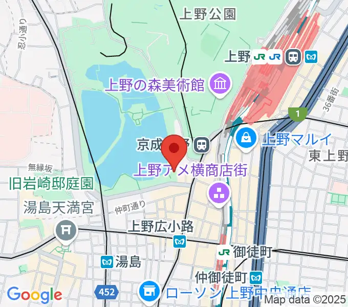 したまちミュージアムの地図
