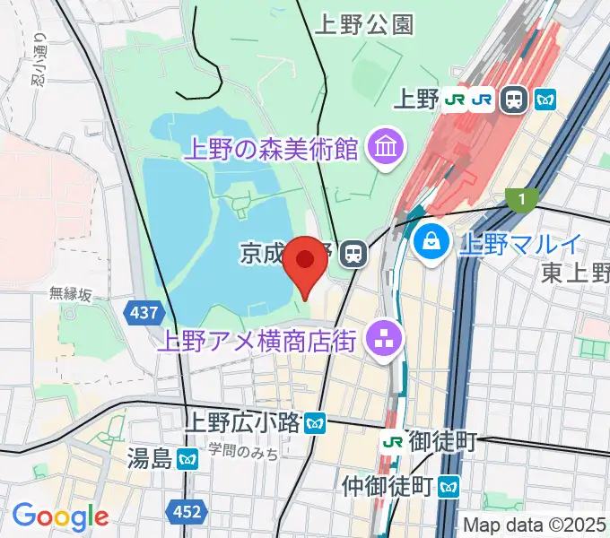 したまちミュージアムの地図