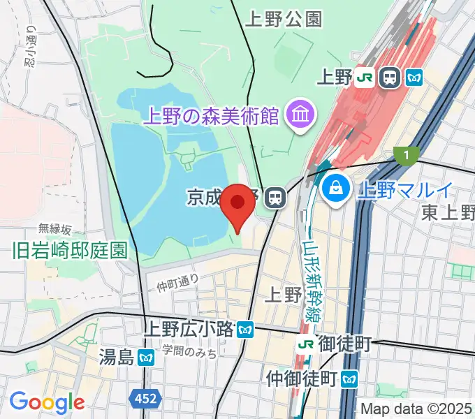 したまちミュージアムの地図