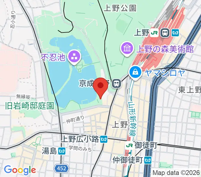 したまちミュージアムの地図