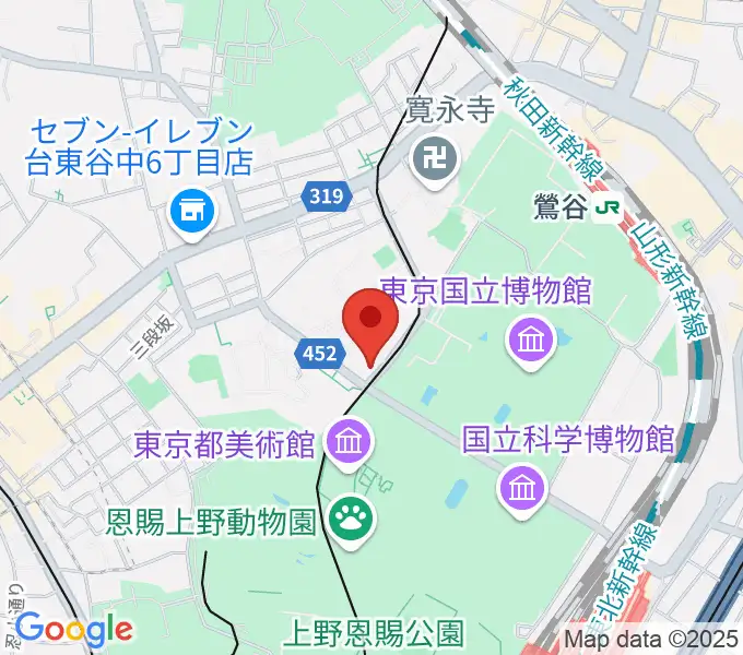黒田記念館の地図