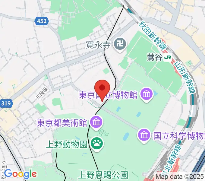 黒田記念館の地図