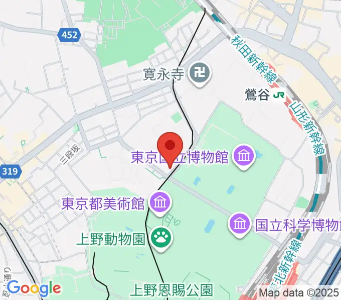 黒田記念館の地図