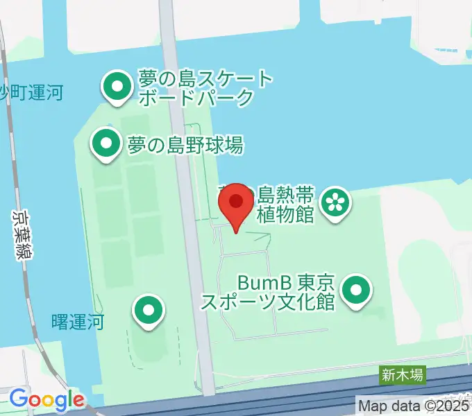 都立第五福竜丸展示館の地図