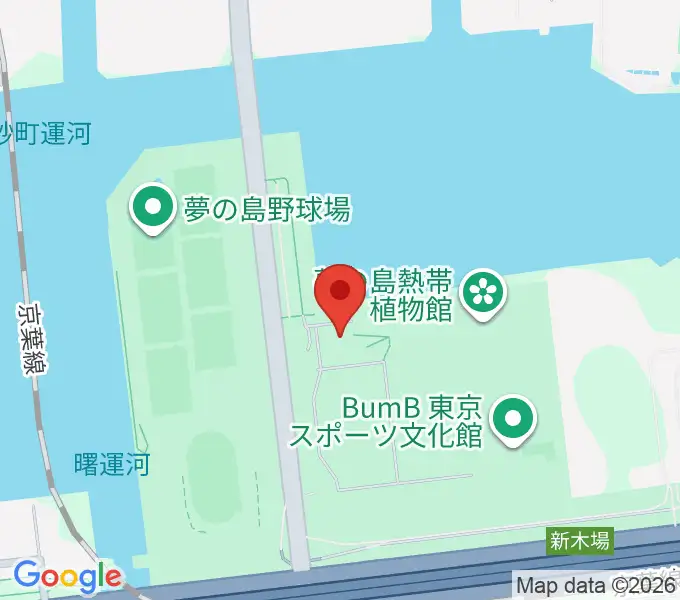 都立第五福竜丸展示館の地図
