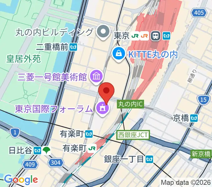 相田みつを美術館の地図