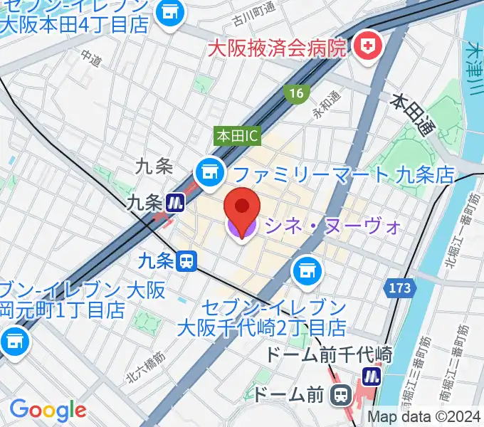 シネ・ヌーヴォの地図