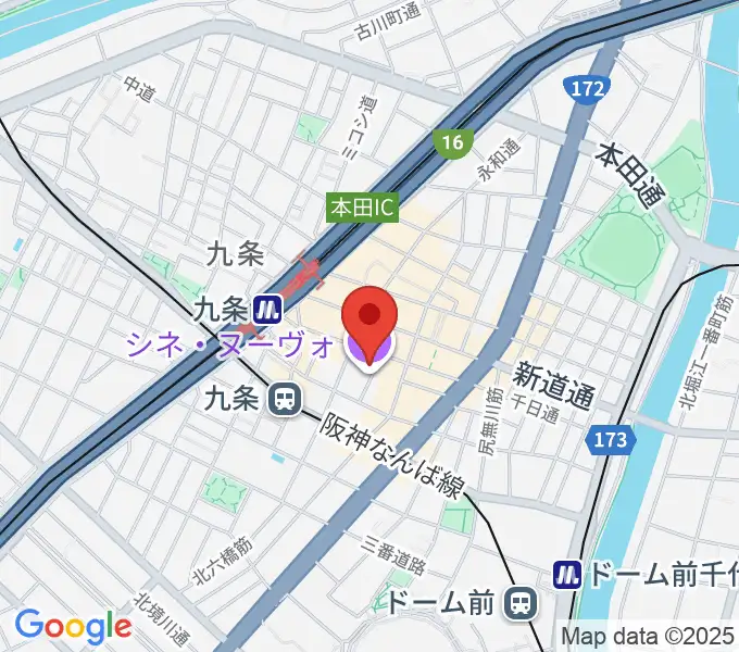 シネ・ヌーヴォの地図
