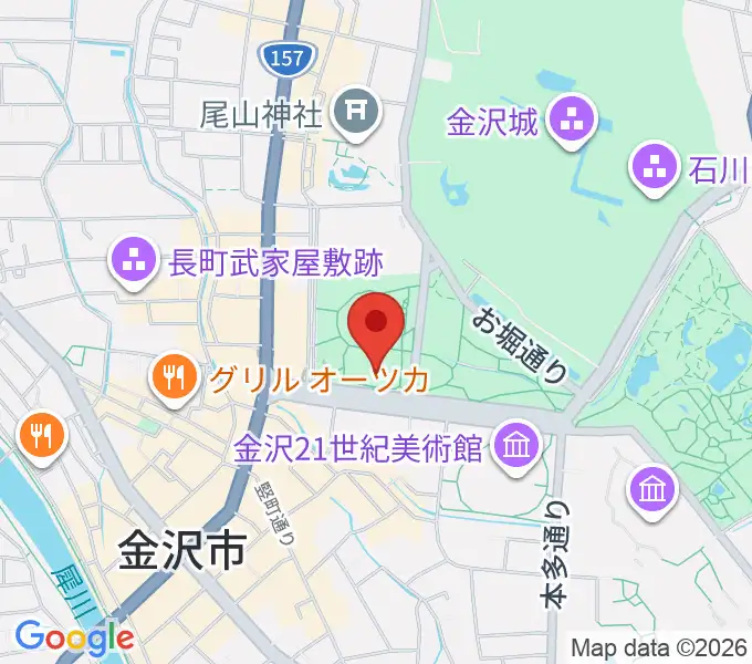 石川四高記念文化交流館の地図