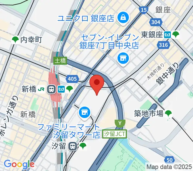 旧新橋停車場 鉄道歴史展示室の地図