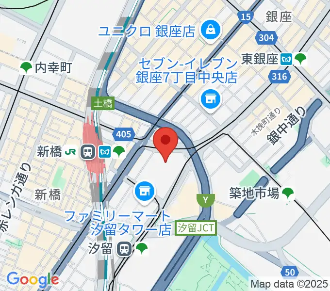 旧新橋停車場 鉄道歴史展示室の地図