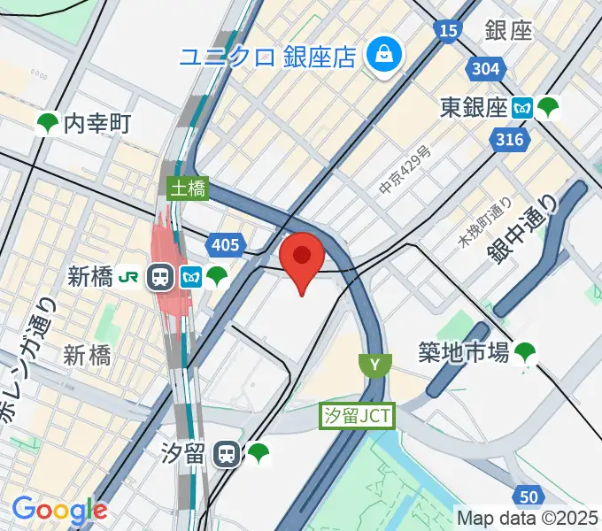 旧新橋停車場 鉄道歴史展示室の地図