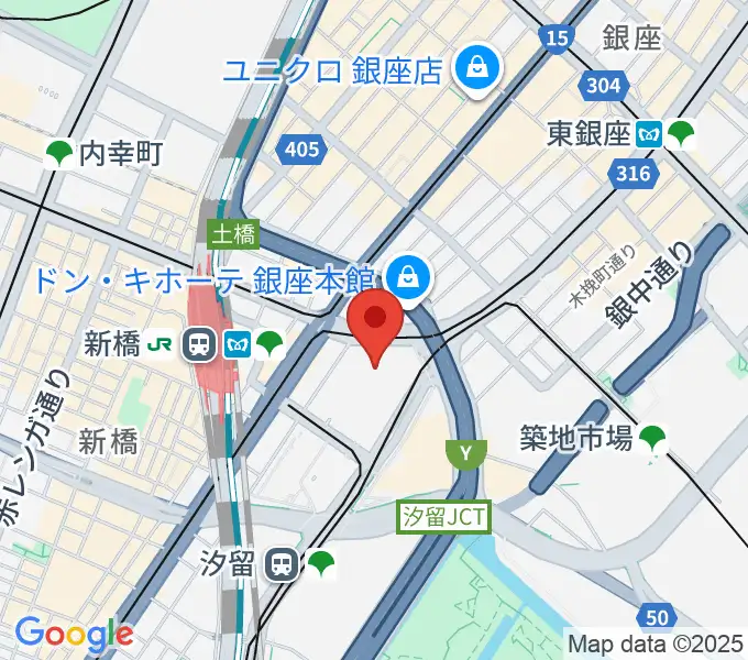 旧新橋停車場 鉄道歴史展示室の地図