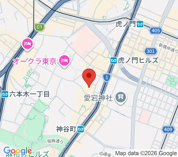 港区立みなと科学館の地図