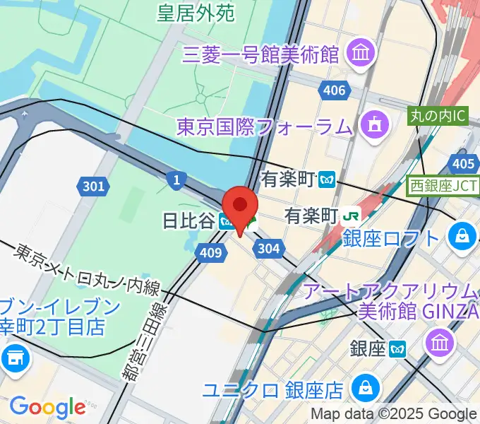 ベヒシュタイン・セントラム 東京の地図