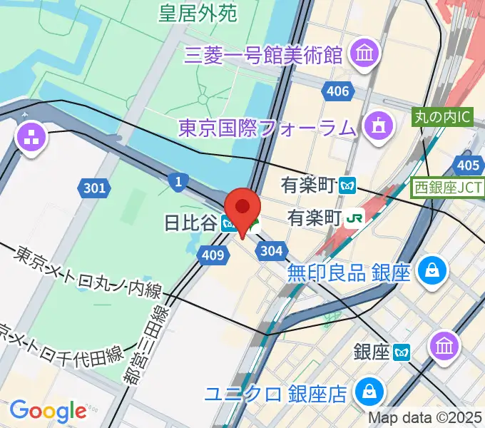 ベヒシュタイン・セントラム 東京の地図