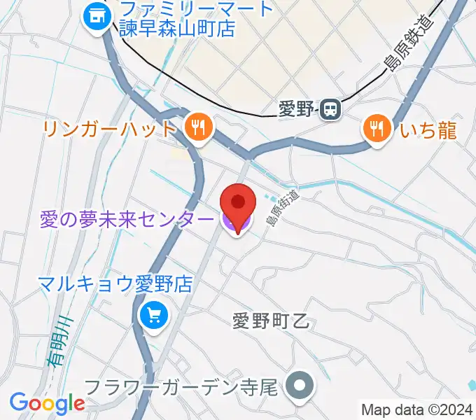 愛の夢未来センターの地図