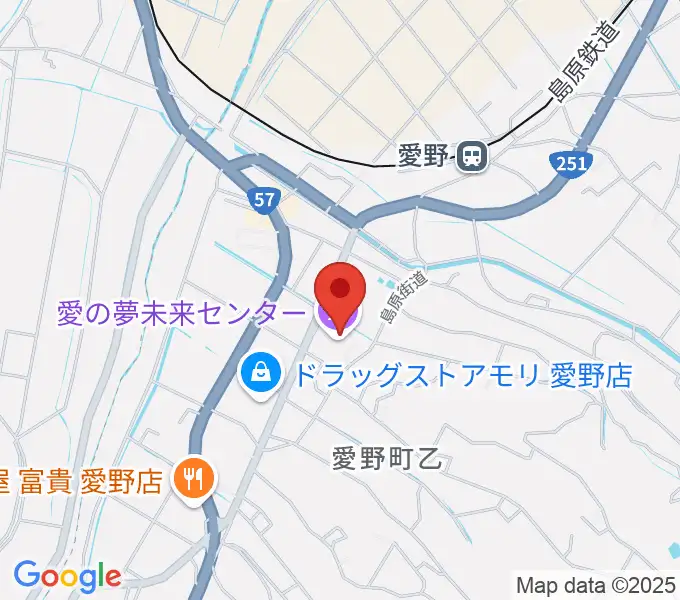 愛の夢未来センターの地図