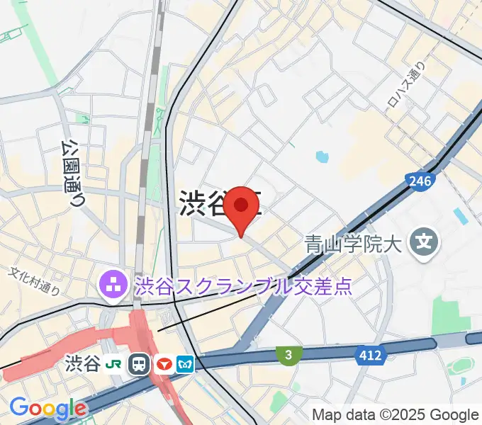 渋谷近未来会館の地図