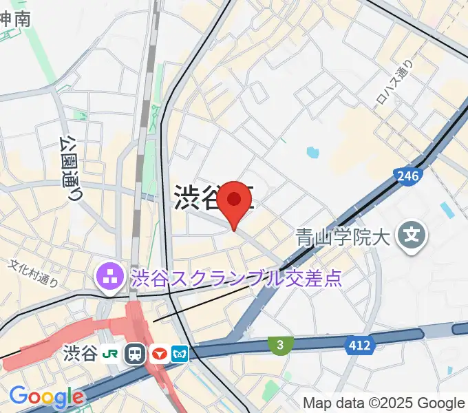 渋谷近未来会館の地図