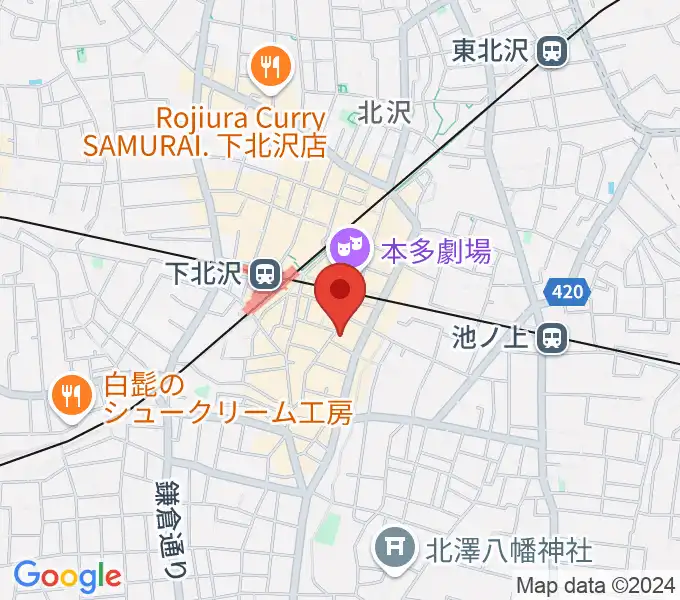 下北沢シャングリラの地図