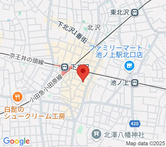 下北沢シャングリラの地図