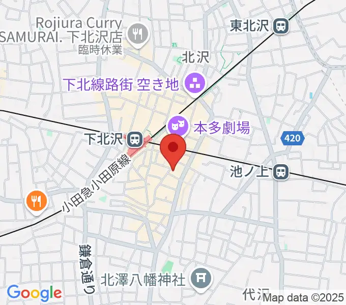 下北沢シャングリラの地図