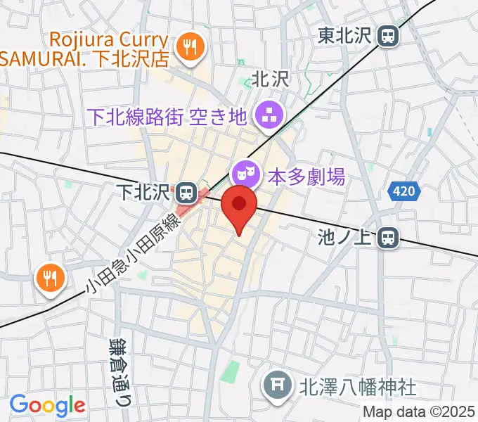下北沢シャングリラの地図
