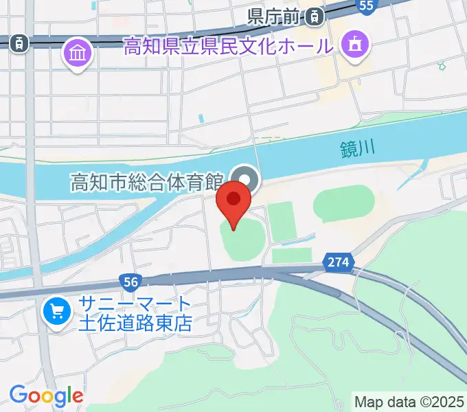 日本トーター野球場の地図