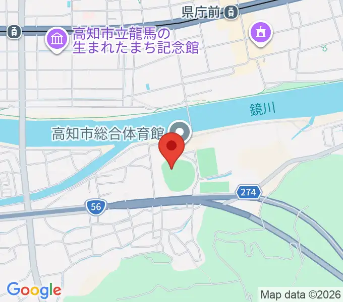 日本トーター野球場の地図