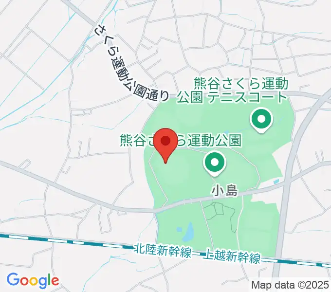 おふろcafe'ハレニワスタジアム熊谷の地図